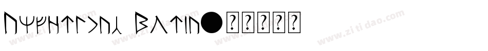 Angerthas Moria字体转换